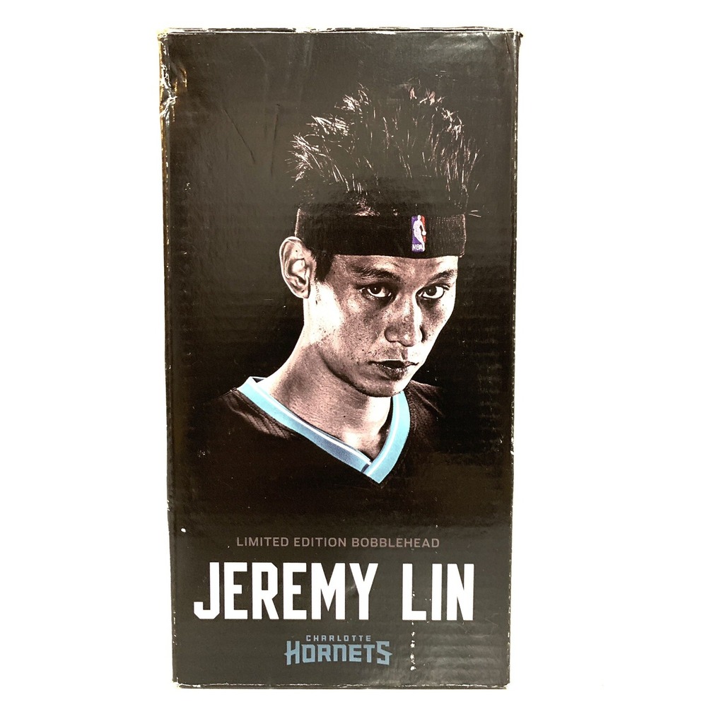 Jeremy Lin Bobblehead Charlotte Hornets NBA Buzz City 7 Inch Tall
